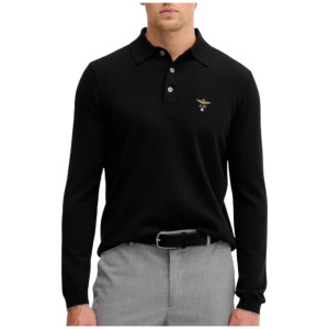 AERONAUTICA MILITARE SWETER POLO wełna