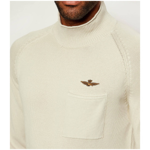 AERONAUTICA MILITARE SWETER PÓŁGOLF