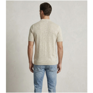 AERONAUTICA MILITARE T-SHIRT POLO sweterkowy LEN